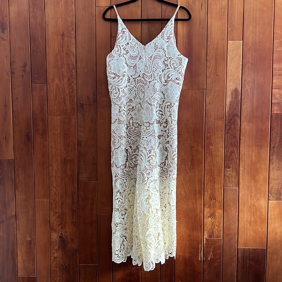 Dress The Population Marion Lace Jumpsuit/Romper Like New!! Fits Size 12 C/D Cup - Picture 12 of 13